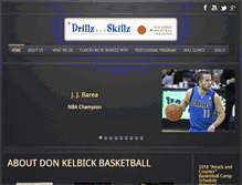 Tablet Screenshot of donkelbickbasketball.com